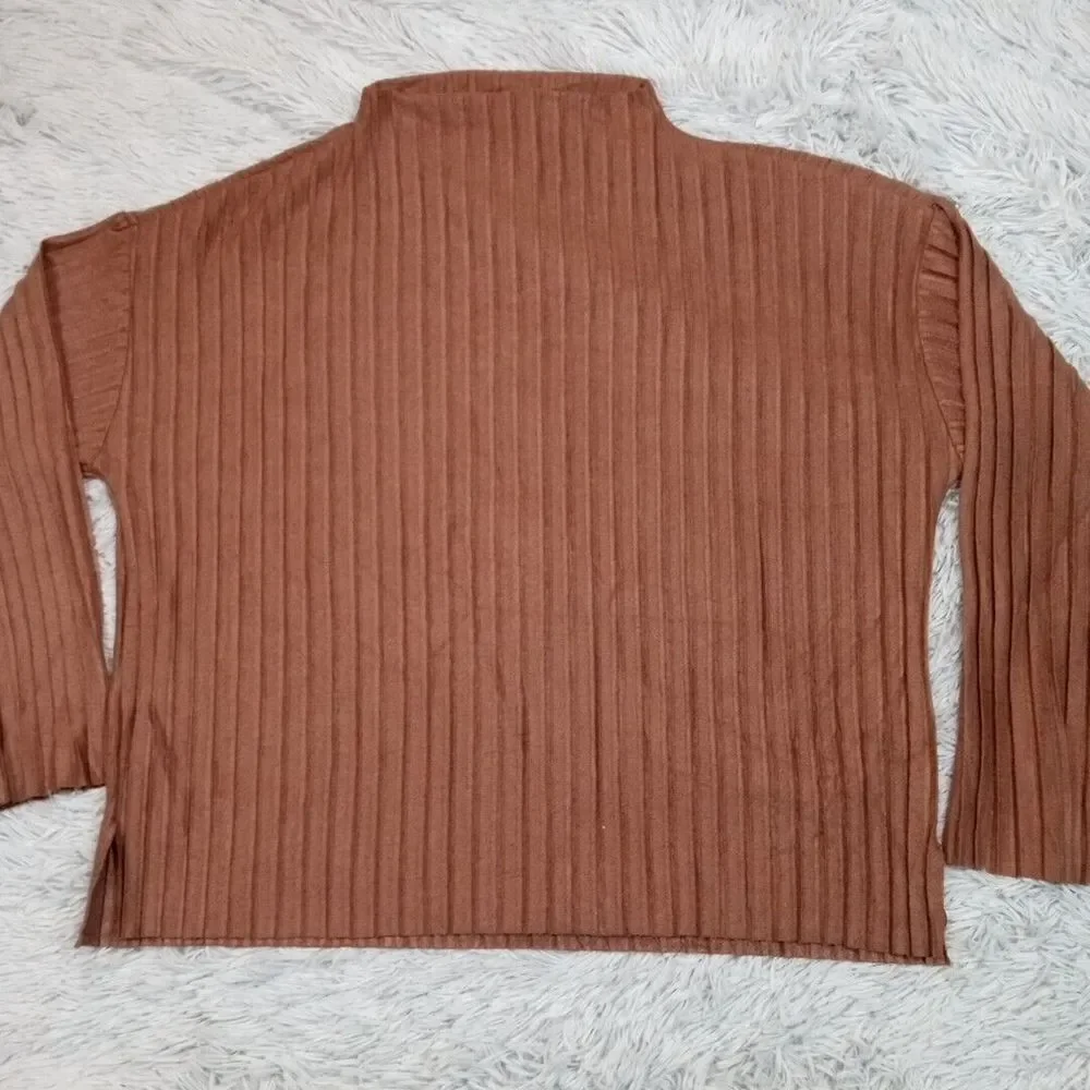 Bailey 44 Sweater Womens XL Brown‎ Lightweight Soft Textured Comfort Casual